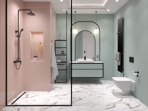 Minimalizm z charakterem: jak czarne akcenty zmieniają łazienkę